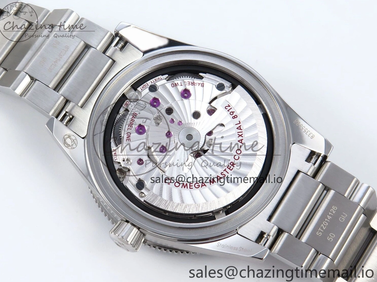 0401 Elegant Seamaster 300 Heritage SS VSF 1:1 Best Edition Blue Dial on SS Bracelet A 7701